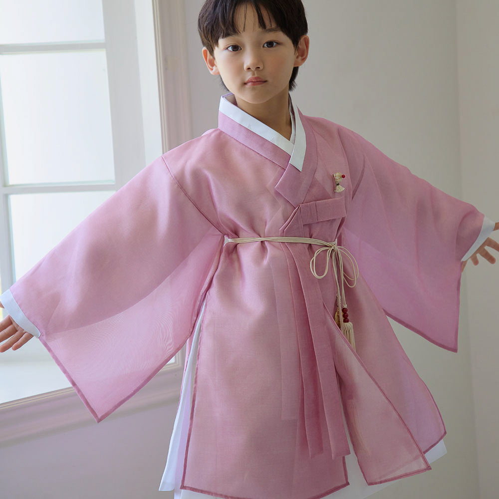 Gunyun Pink Dopo Boy Hanbok (4-10YR)
