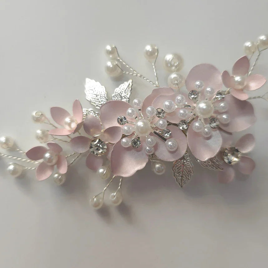 Soft Bloom Pearl Floral Brooch - Native Korean