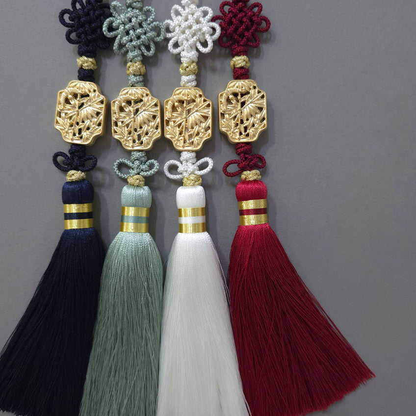 Gold Bamboo Tassel Norigae