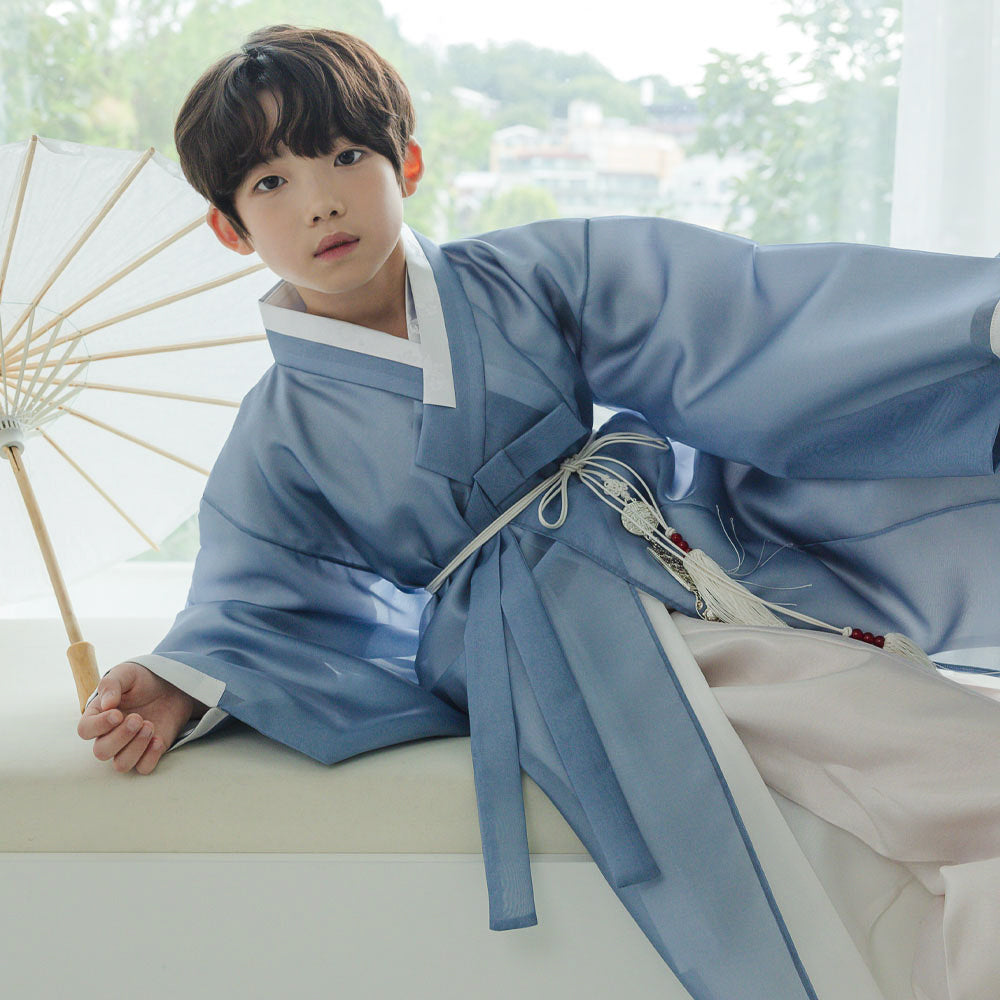 Gunyun Sky Dopo Boy Hanbok (4-10YR)