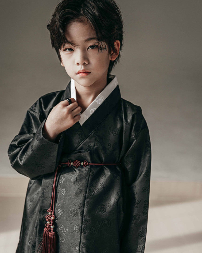 Black Jeoseung Saja Hanbok (1-12YR)