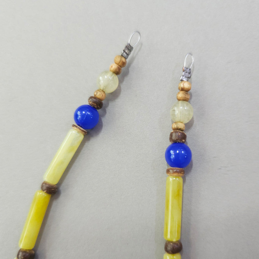 Natural Stone Gat String - Yellow