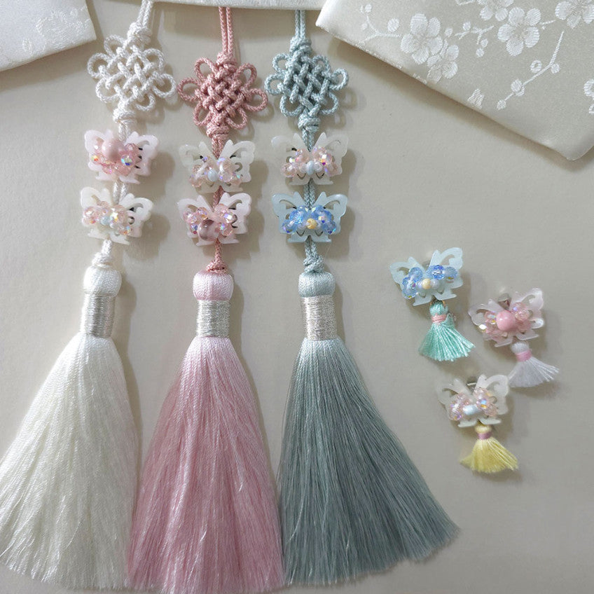 Crystal Butterfly Norigae