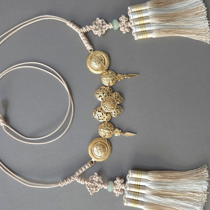 Gold Medal Tassel Belt