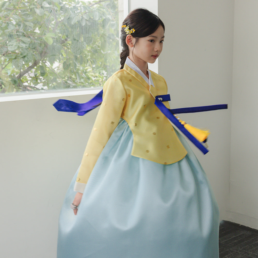 Ian Yellow Sky Girl Hanbok (1-12YR)