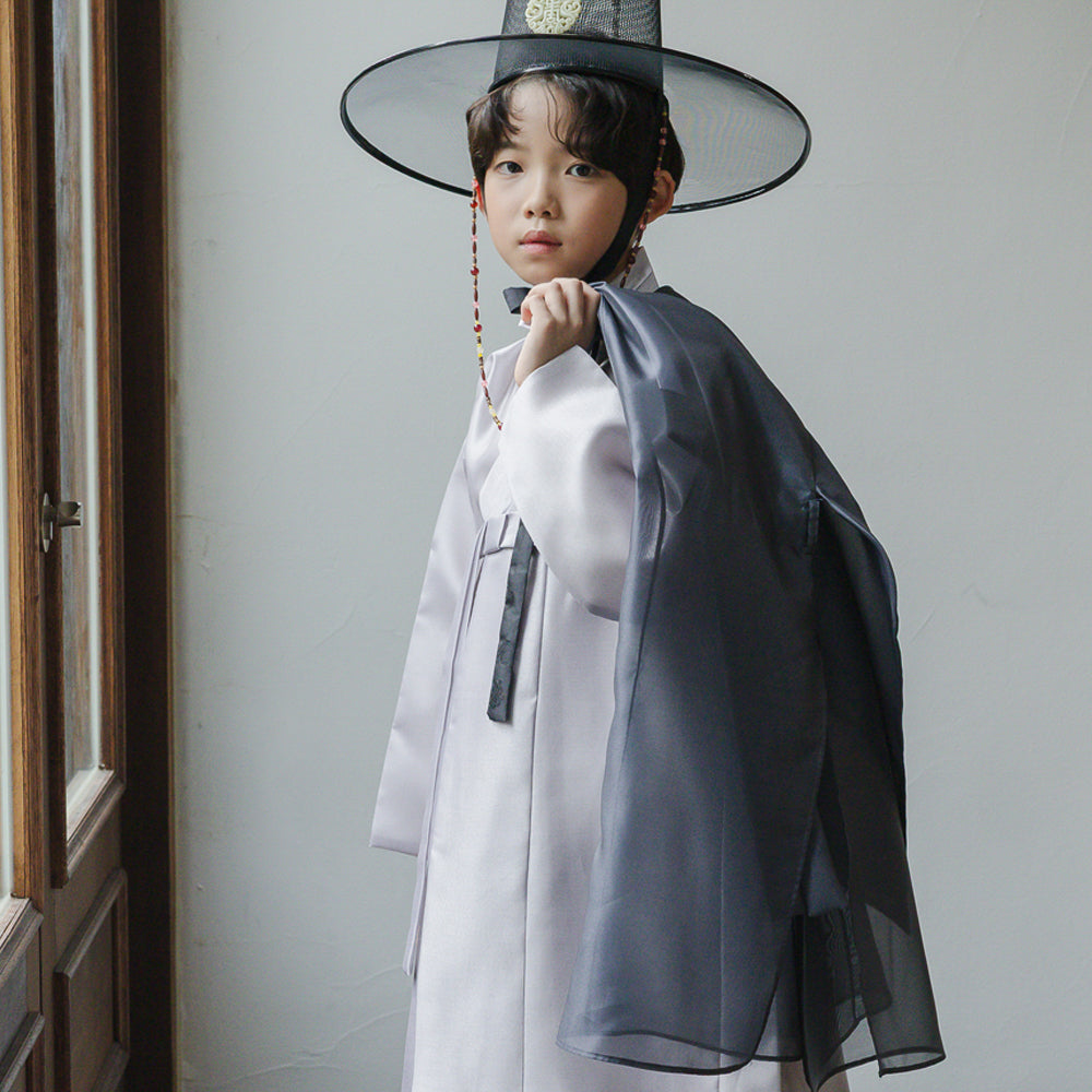 Gunyun Gray Dopo Boy Hanbok (4-10YR)