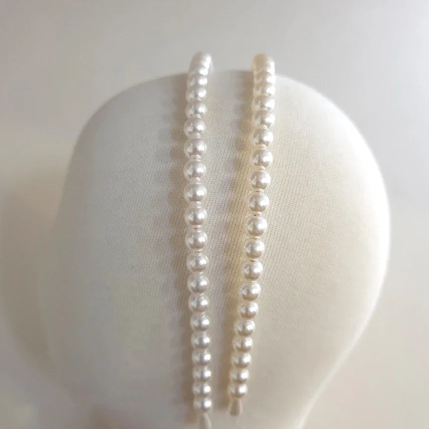 Classic Pearl Headband - Native Korean