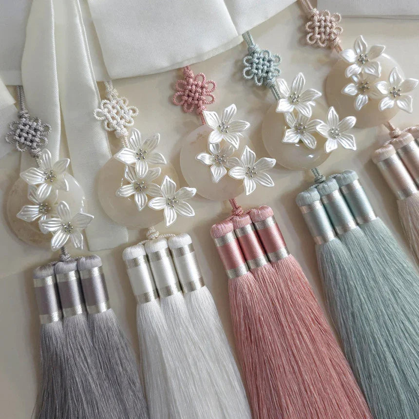 Trio Floral Tassel Norigae
