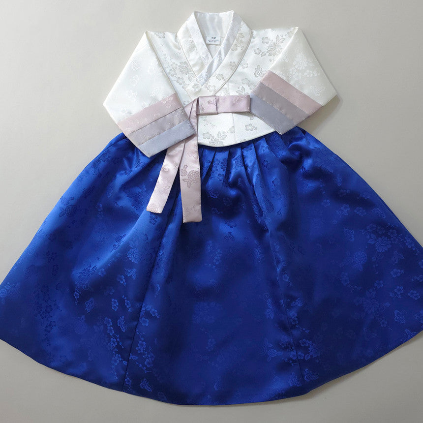 Yunjae Sky Blue Girl Hanbok (100D-15YR)