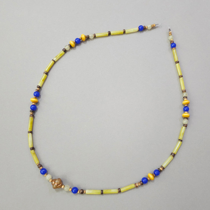 Natural Stone Gat String - Yellow