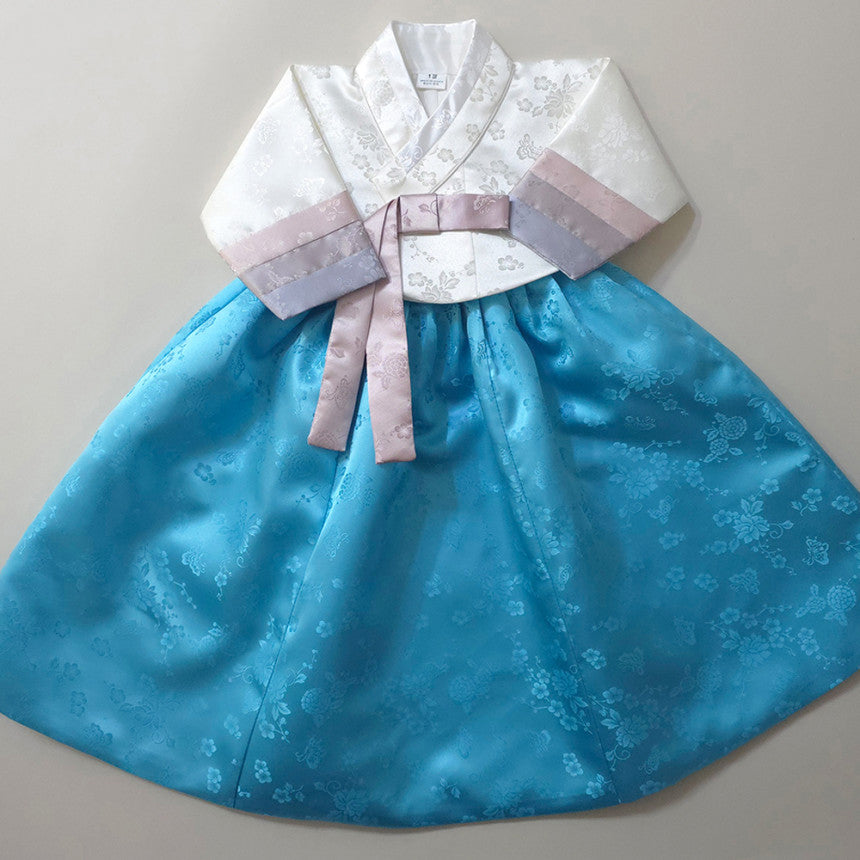 Yunjae Sky Skirt Girl Hanbok (100D-15YR)