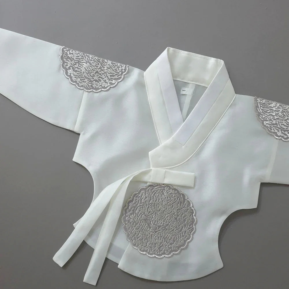 Sungbin Pleated Sky Girl Hanbok (100D-10YR) - Native Korean