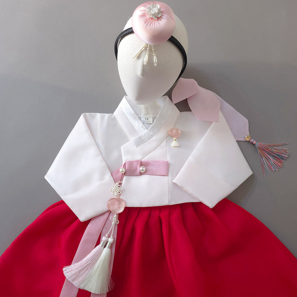 Yumin Red Skirt Girl Hanbok (100D-15YR)