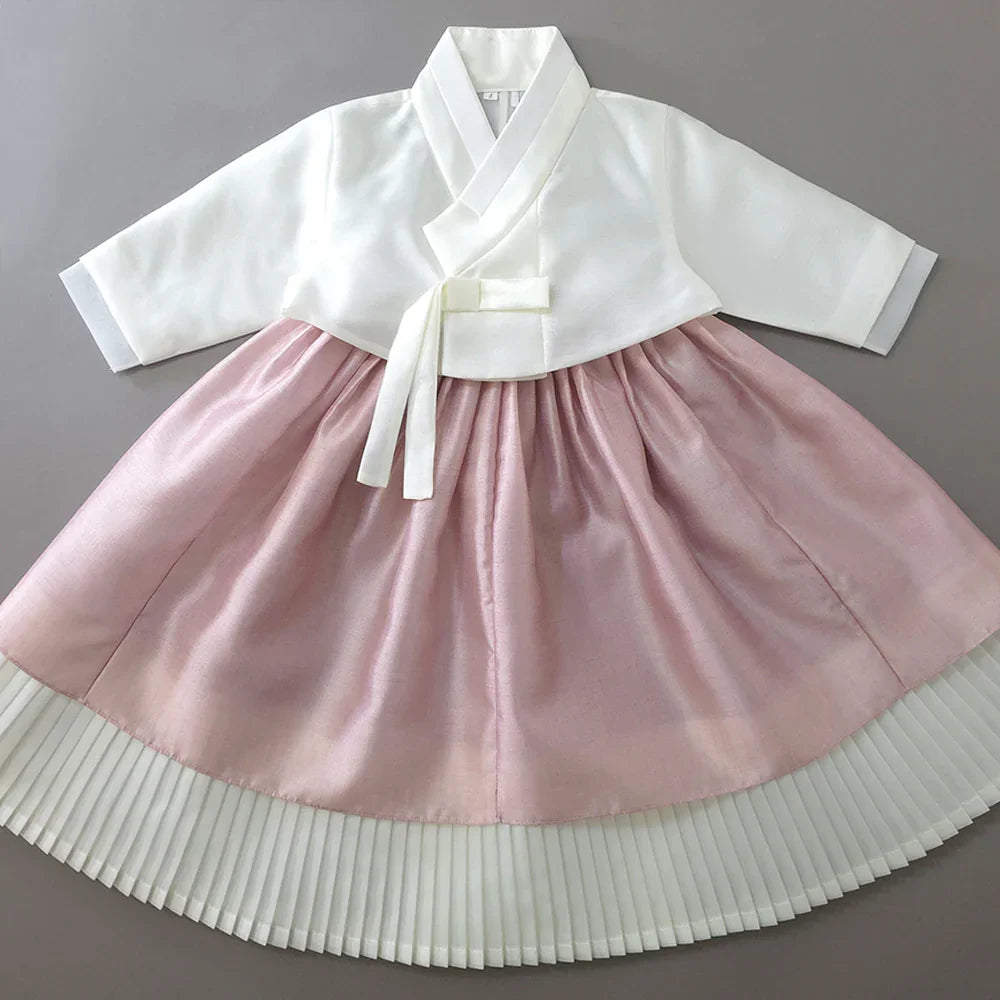 Lynn Pink Girl Hanbok (100D-10YR) - Native Korean