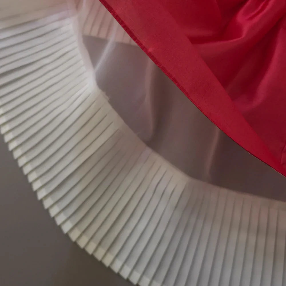 Lynn Red Girl Hanbok (100D-10YR) - Native Korean