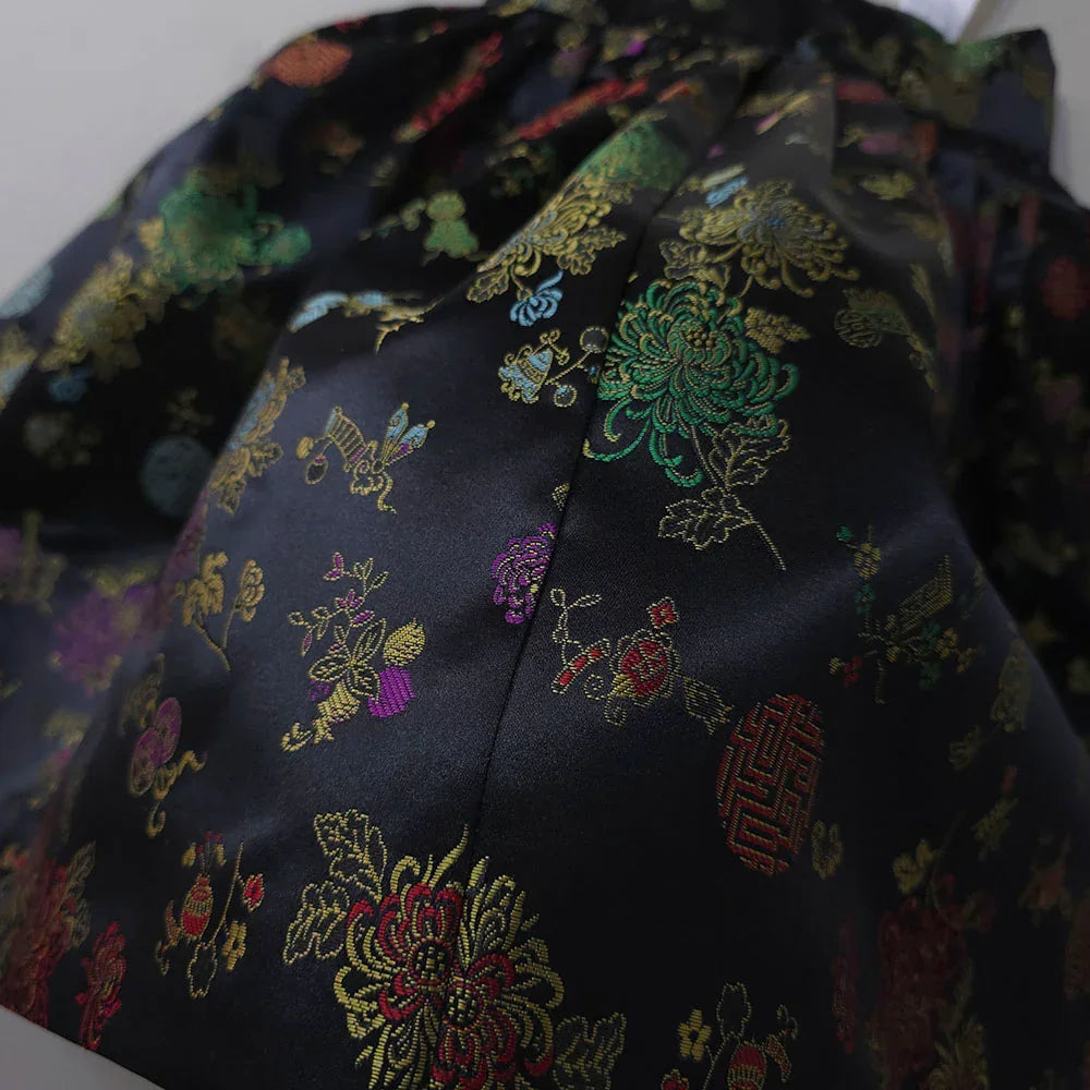 Hae Black Girl Hanbok (1-12YR) - Native Korean