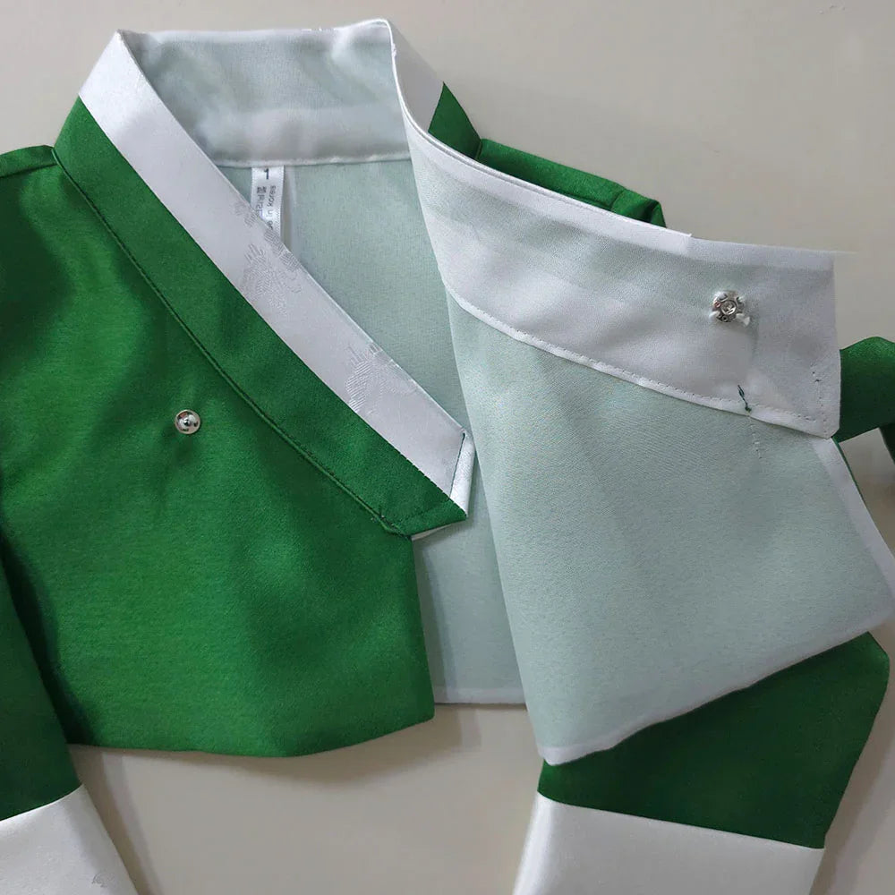 Dongwha Green Purple Girl Hanbok (1-12YR)