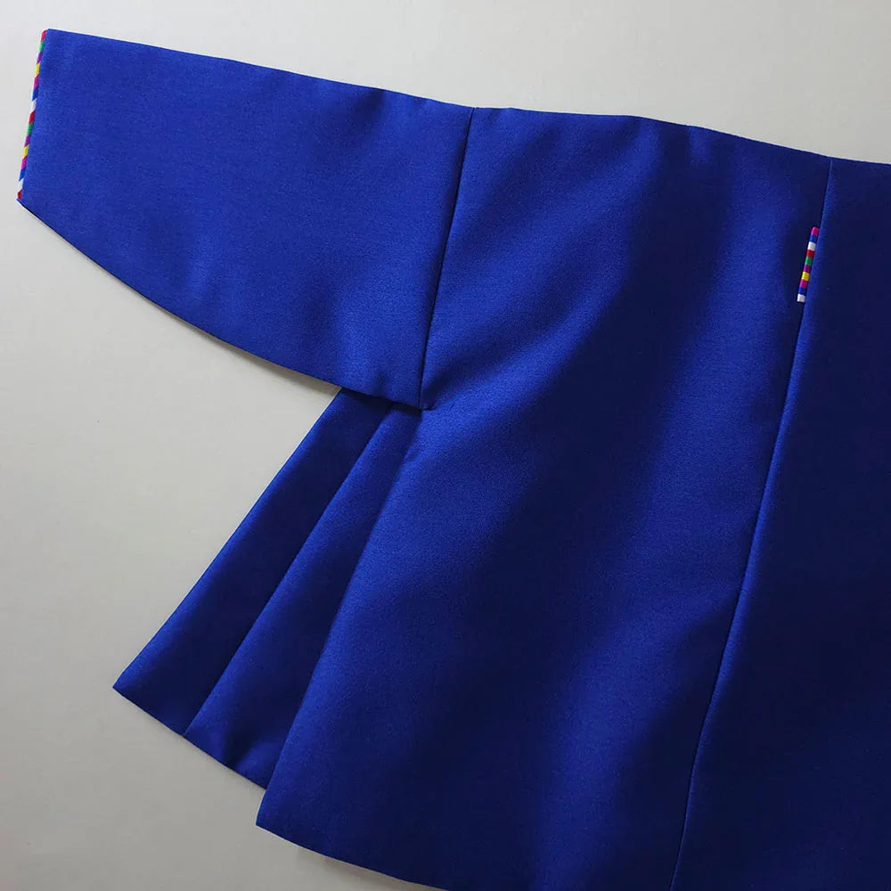 Dongjin Blue Magoja Boy Hanbok (1-7YR) - Native Korean