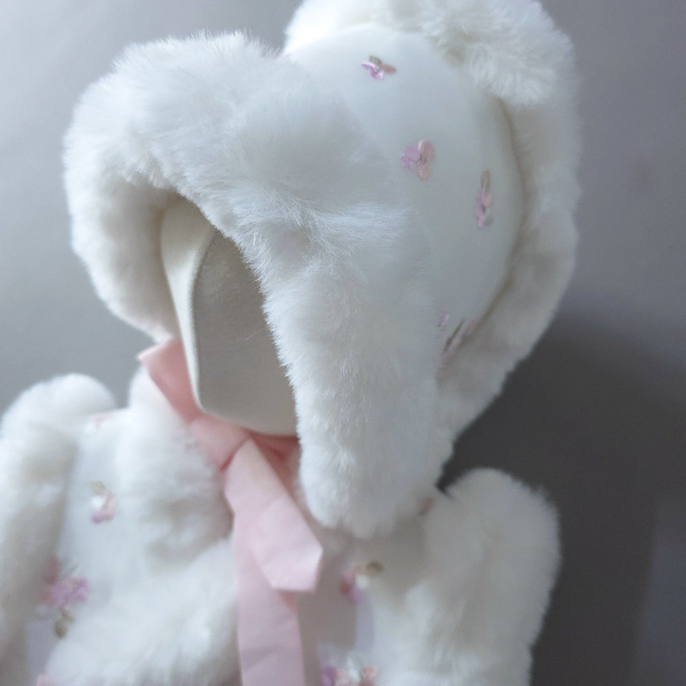 Floral Fur Hanbok Ear Warmer