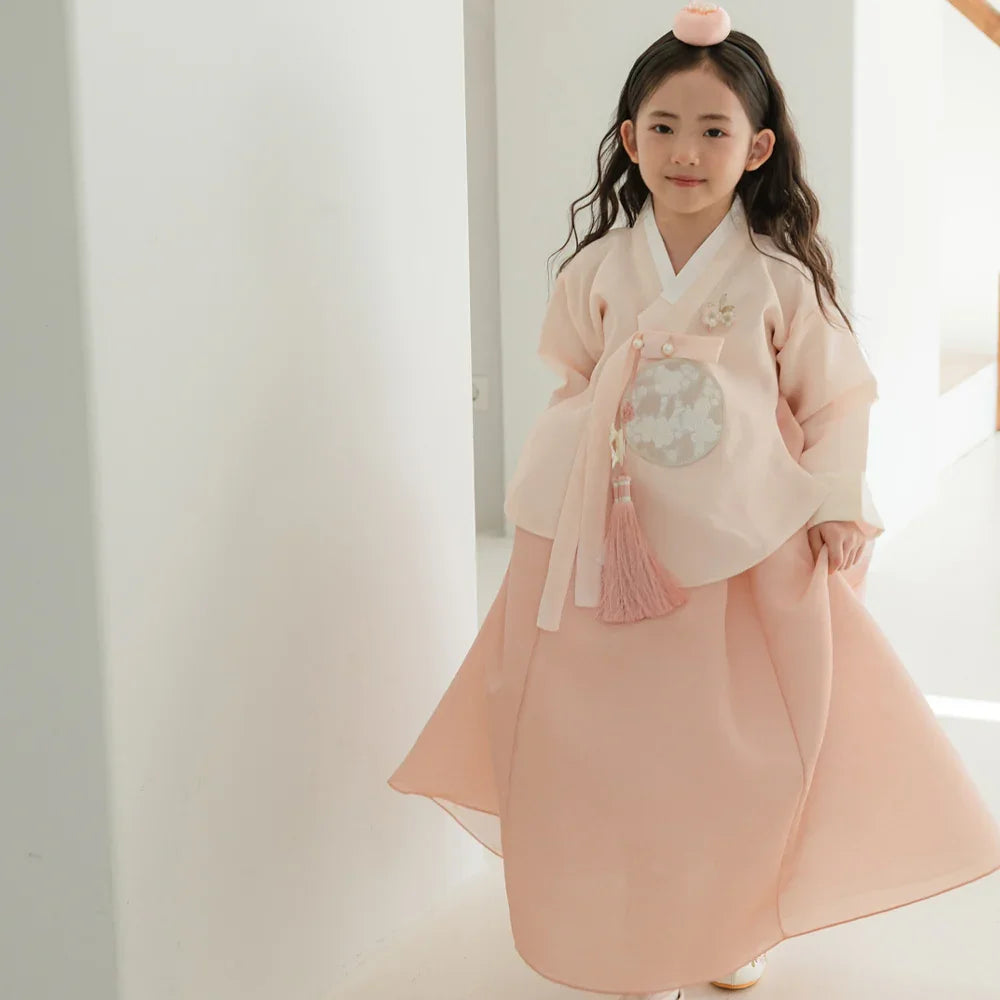 Yujin Pink Dangui Coral Girl Hanbok (100D-15YR)