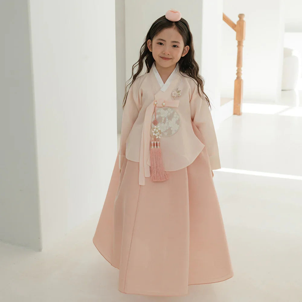 Yujin Pink Dangui Coral Girl Hanbok (100D-15YR)