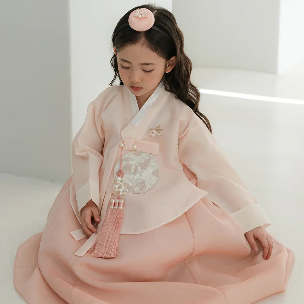 Yujin Pink Dangui Coral Girl Hanbok (100D-15YR)