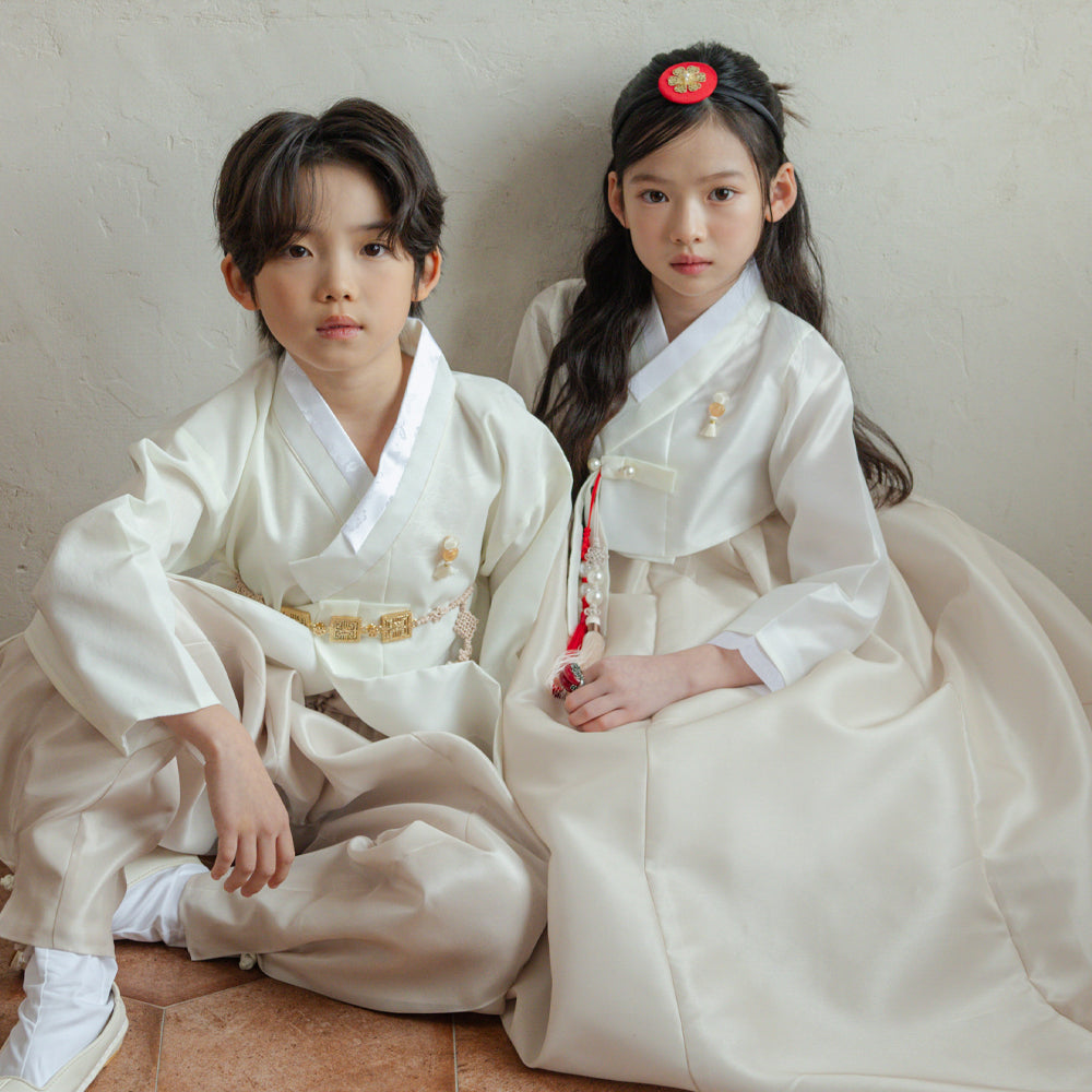 Doha Beige Boy Hanbok (100D-10YR)