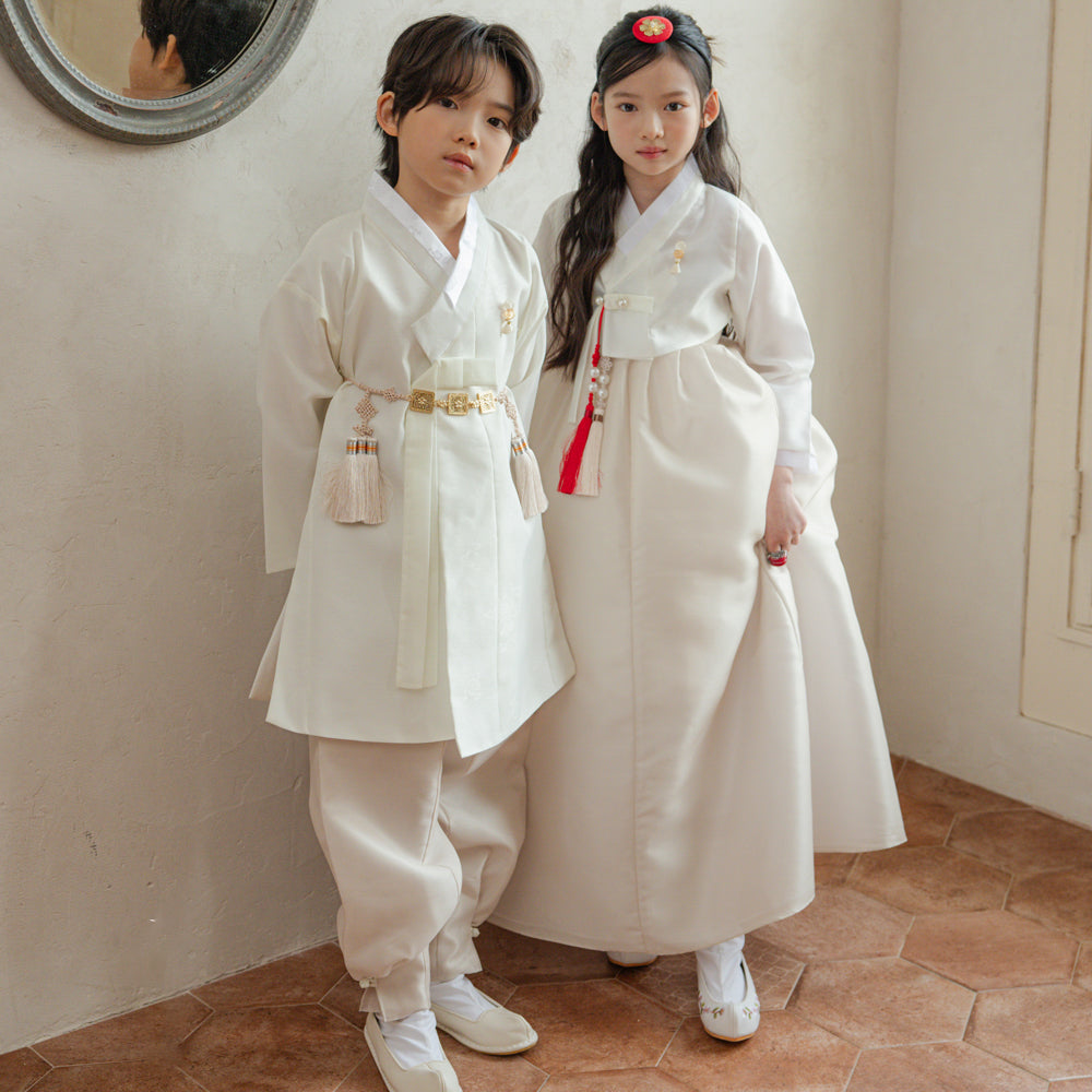 Doha Beige Boy Hanbok (100D-10YR)