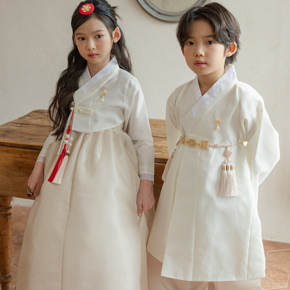 Doha Beige Boy Hanbok (100D-10YR)