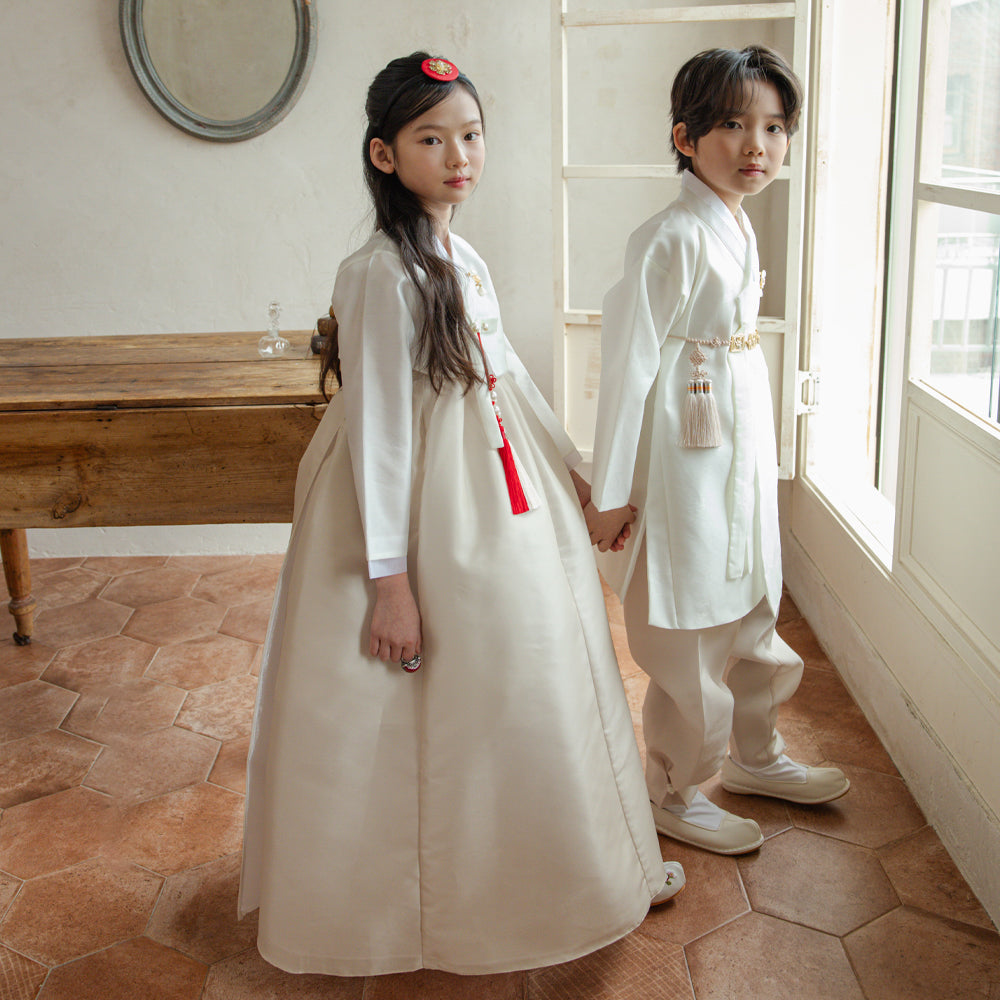 Doha Beige Boy Hanbok (100D-10YR)