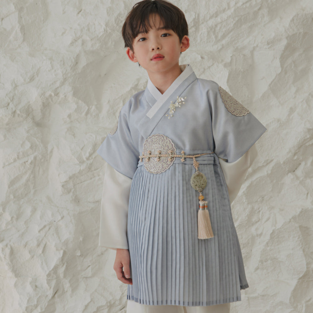 Sungkoon Pleated Pink Boy Hanbok (100D-10YR)