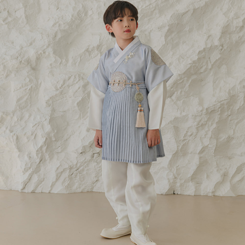 Sungkoon Pleated Pink Boy Hanbok (100D-10YR)