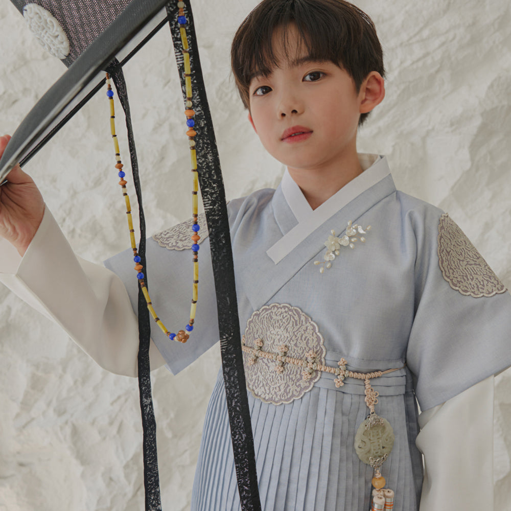 Sungkoon Pleated Pink Boy Hanbok (100D-10YR)