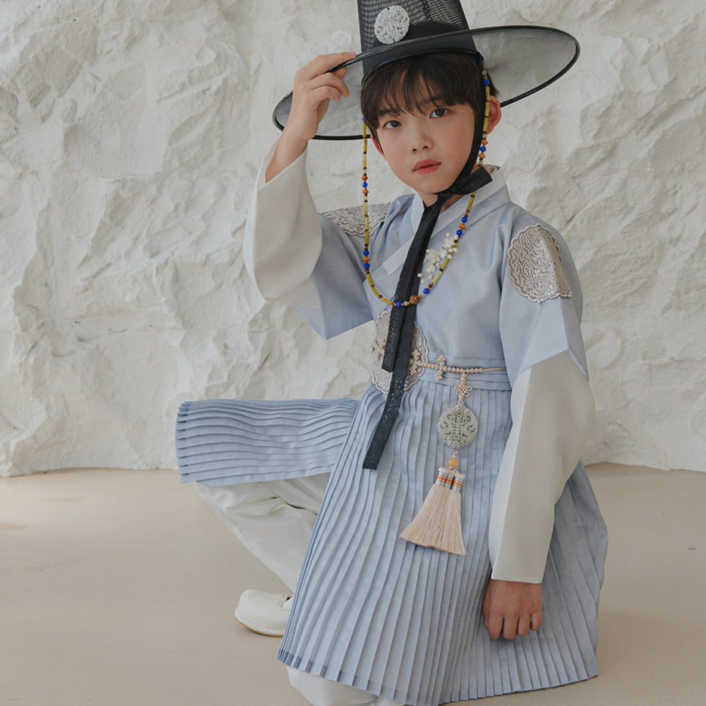 Sungkoon Pleated Pink Boy Hanbok (100D-10YR)