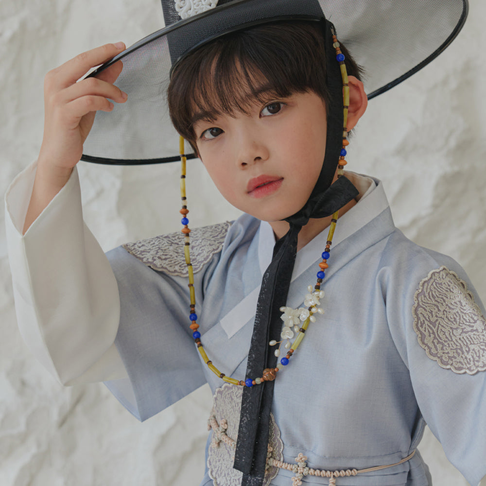 Sungkoon Pleated Pink Boy Hanbok (100D-10YR)