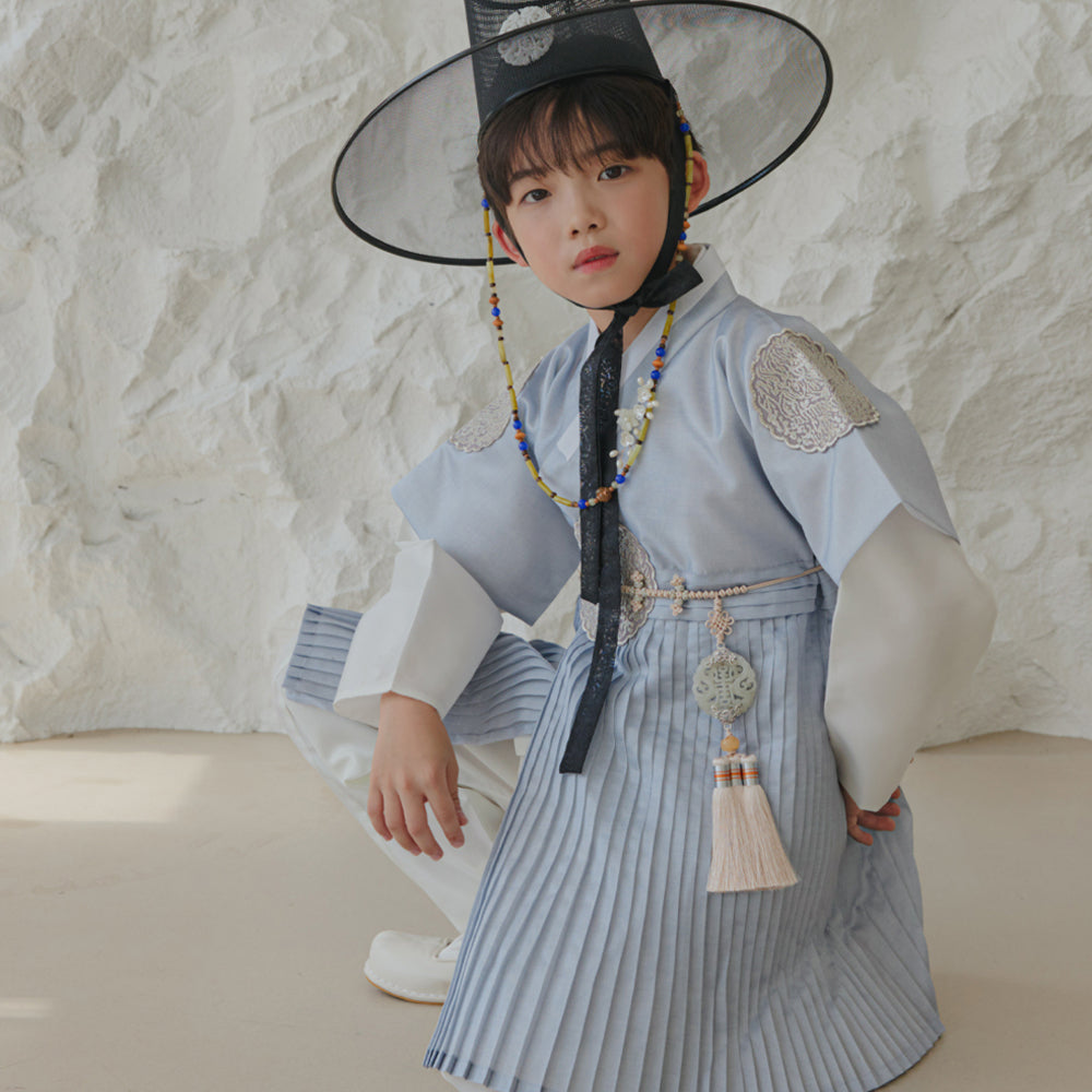 Sungkoon Pleated Pink Boy Hanbok (100D-10YR)