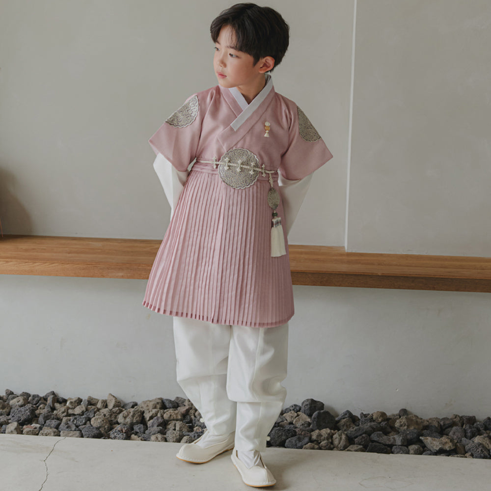 Sungkoon Pleated Sky Boy Hanbok (100D-10YR)