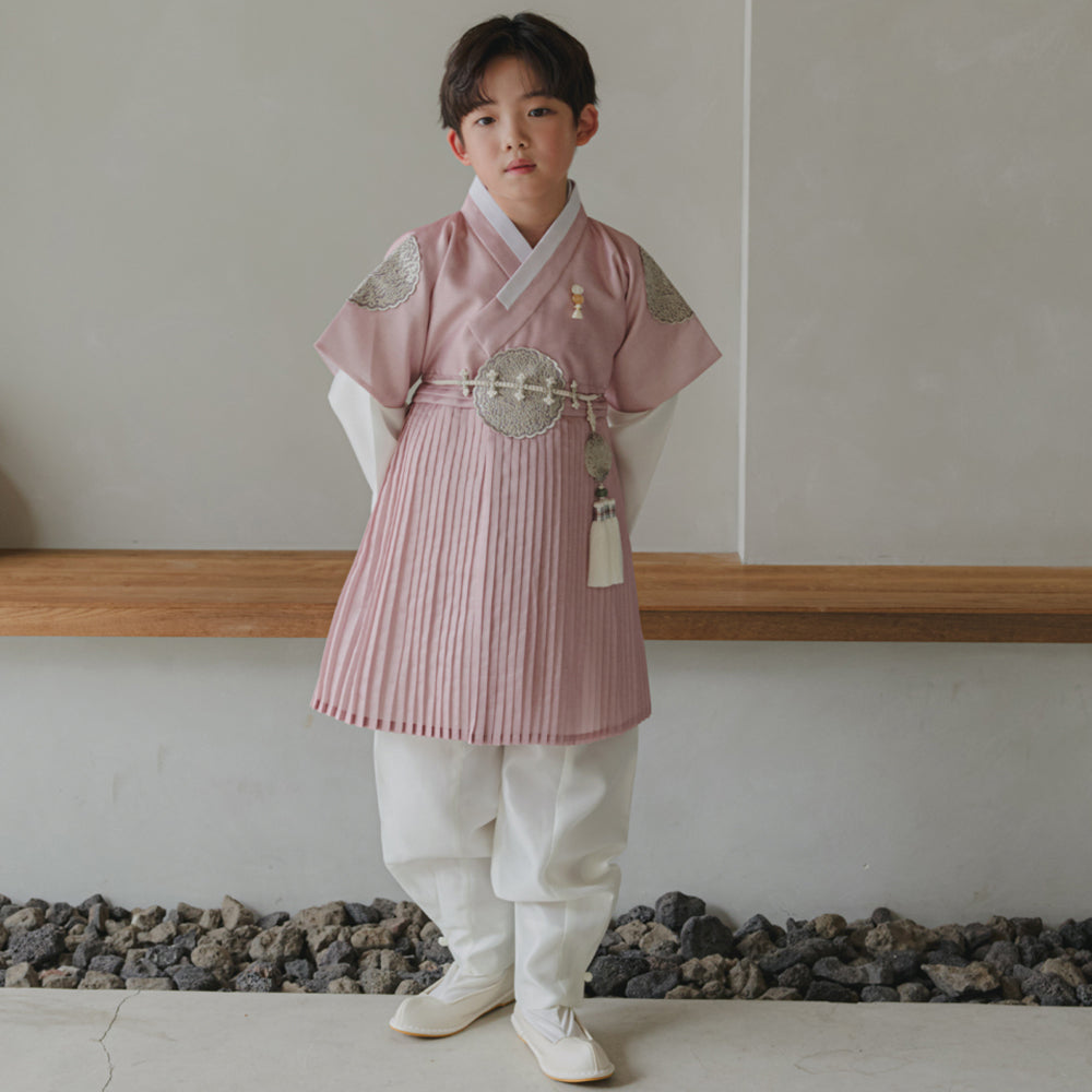 Sungkoon Pleated Sky Boy Hanbok (100D-10YR)