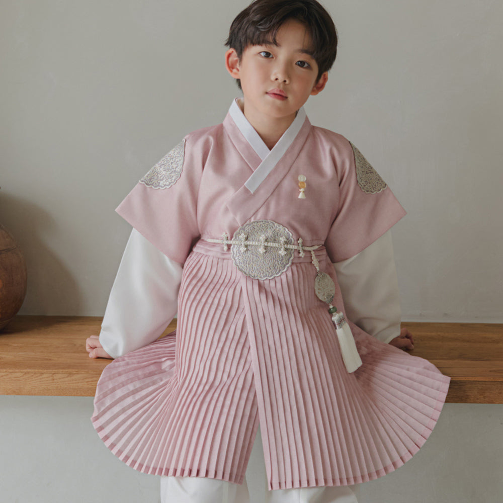 Sungkoon Pleated Sky Boy Hanbok (100D-10YR)