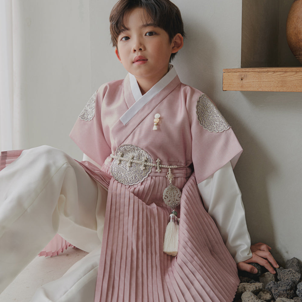 Sungkoon Pleated Sky Boy Hanbok (100D-10YR)