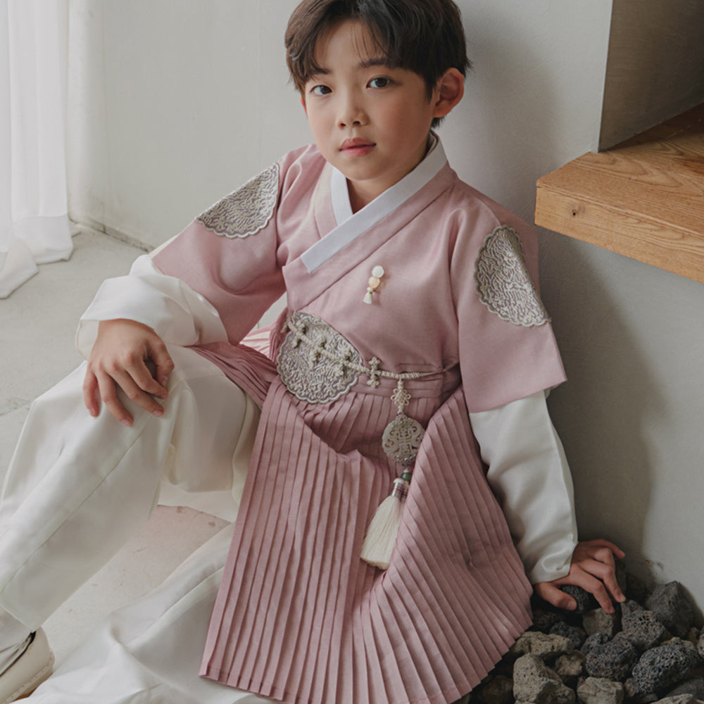 Sungkoon Pleated Sky Boy Hanbok (100D-10YR)