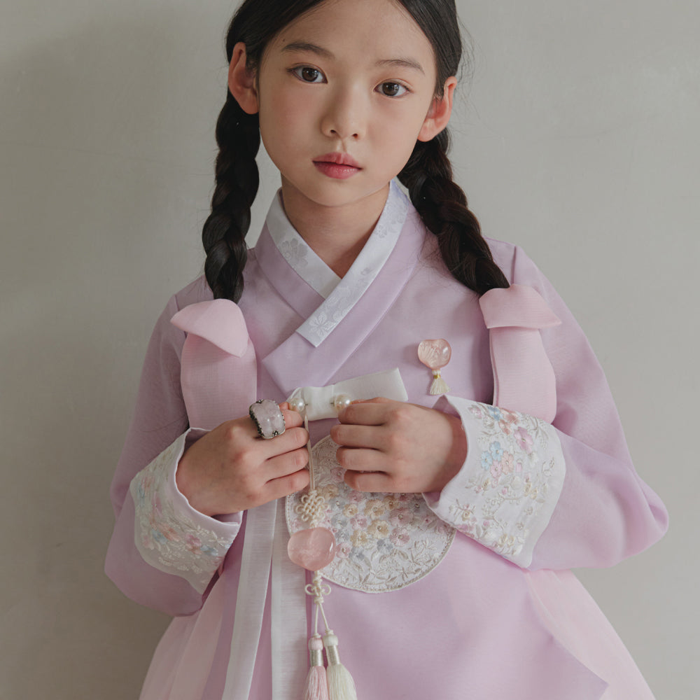 Chaeyu Lavender Girl Hanbok (1-10YR)