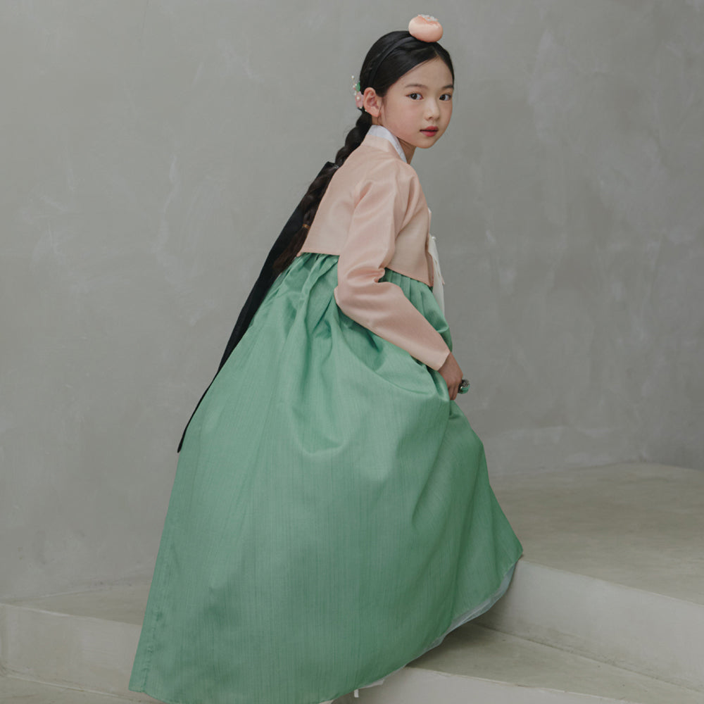 Joohee Coral Girl Hanbok (1-11YR)