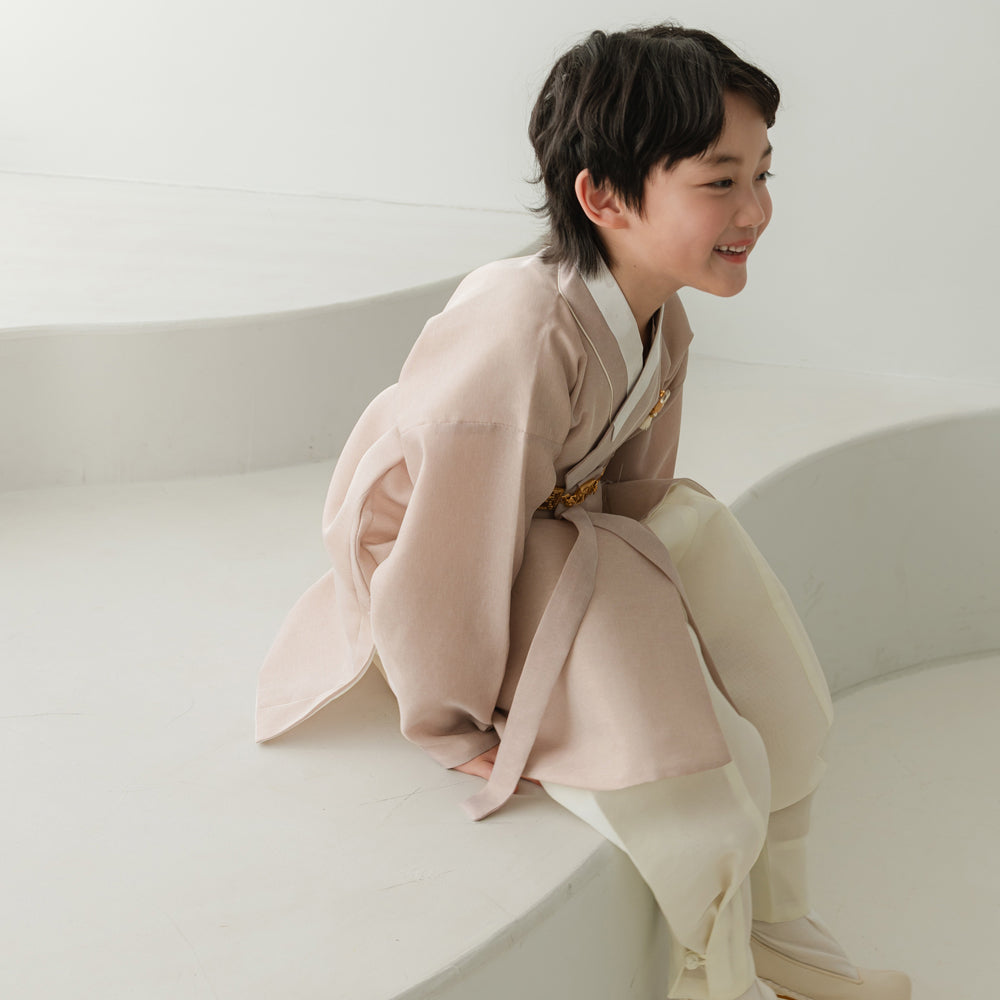 Jeongjin D.Beige Ivory Boy Hanbok (100D-10YR)