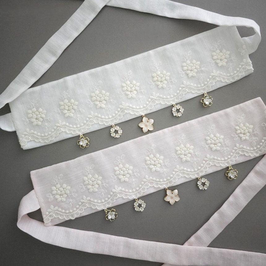 Beaded Lace Dol Belt - Native Korean