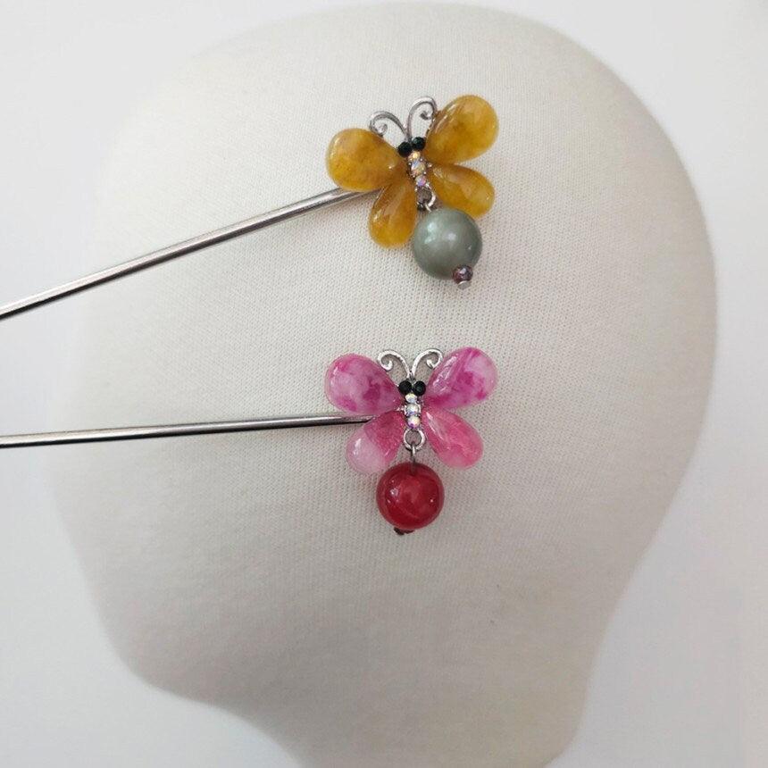 Butterfly Hairstick - Native Korean