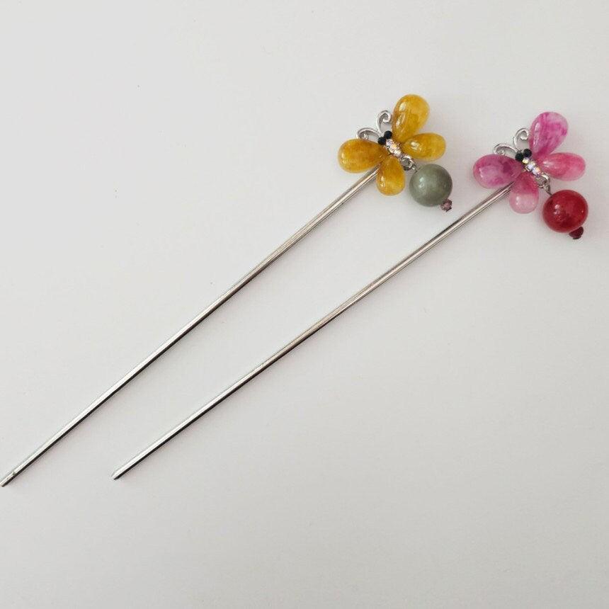 Butterfly Hairstick - Native Korean