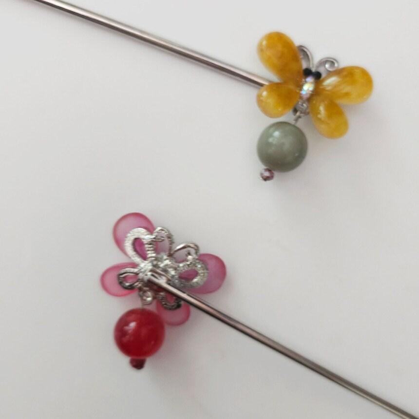 Butterfly Hairstick - Native Korean
