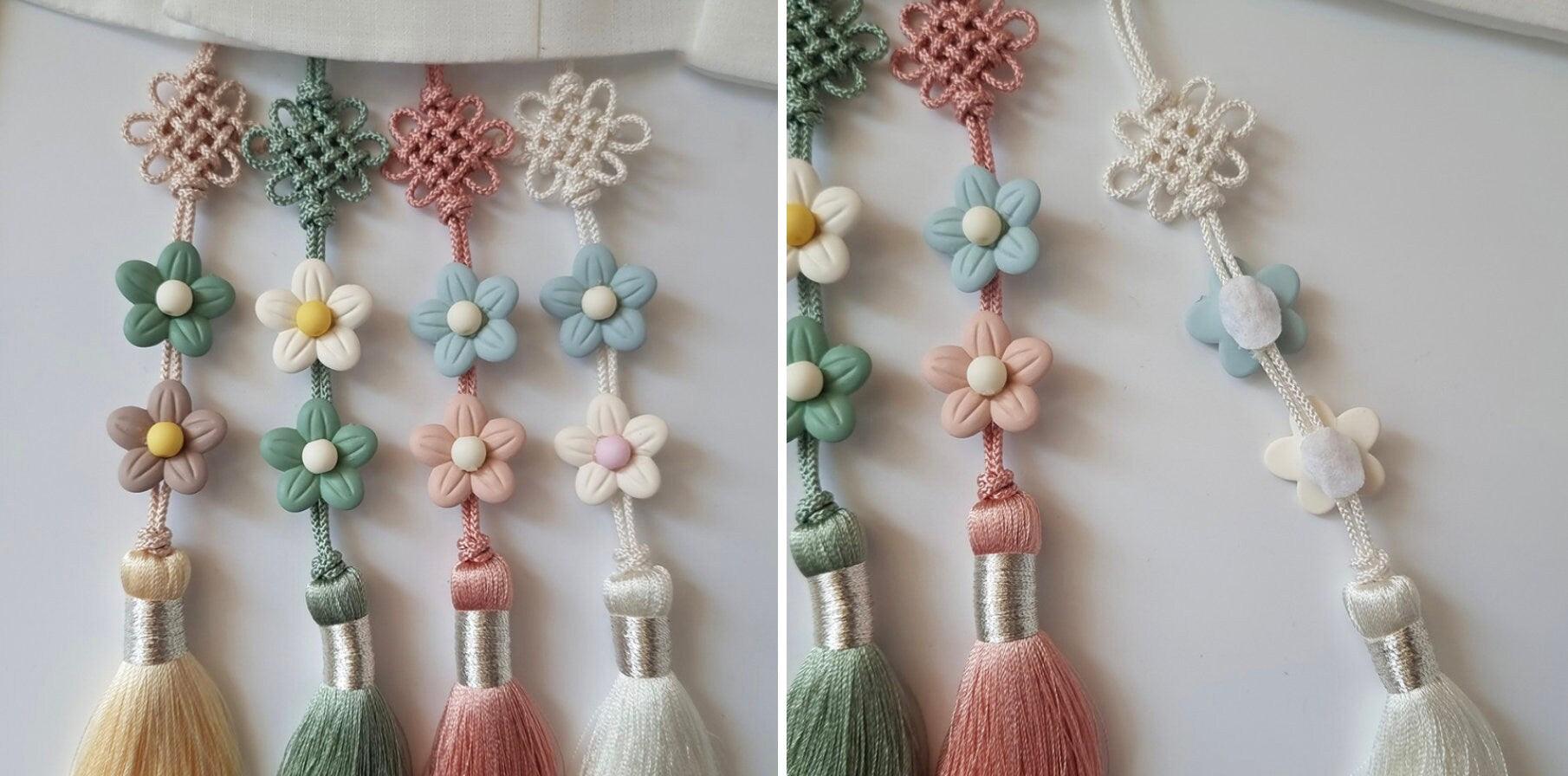 Candy Floral Tassel Norigae - Native Korean