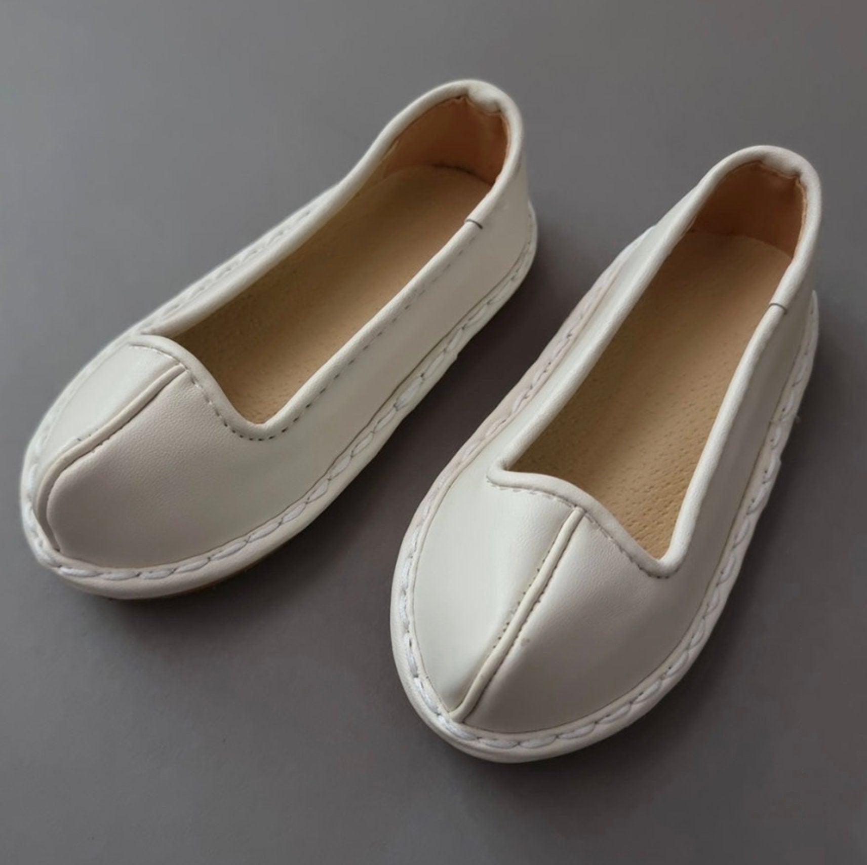 Cream Boy Hanbok Shoes (130~220mm) - Native Korean